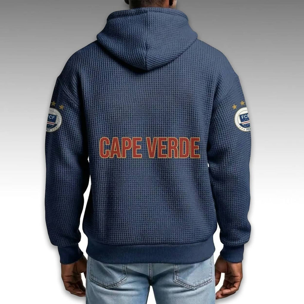 Cape Verde World Cup 2026 Waffle Quarter Zip Hoodie