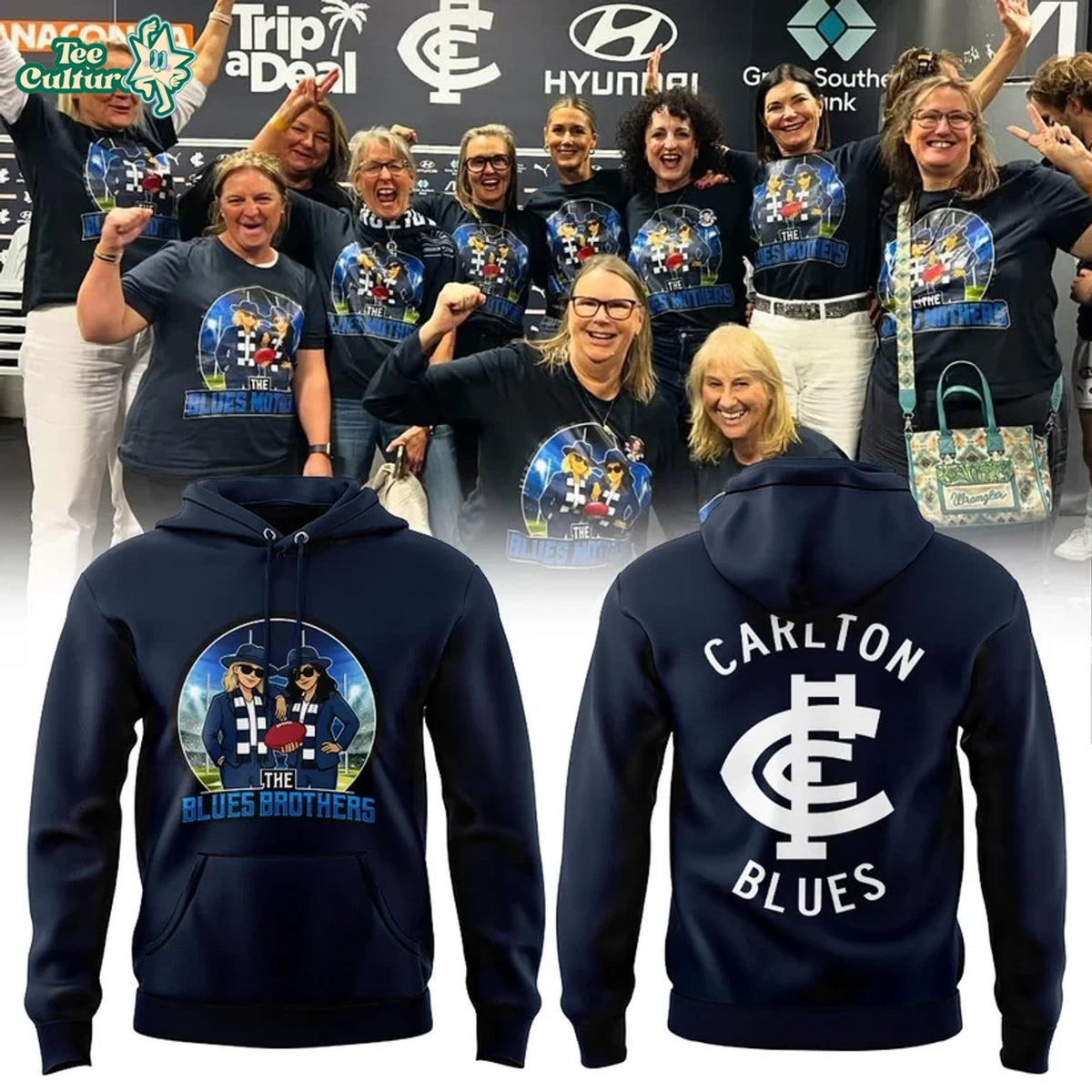 Carlton Blues The Blues Brothers & Sisters 3D All Over Hoodie – Limited Edition