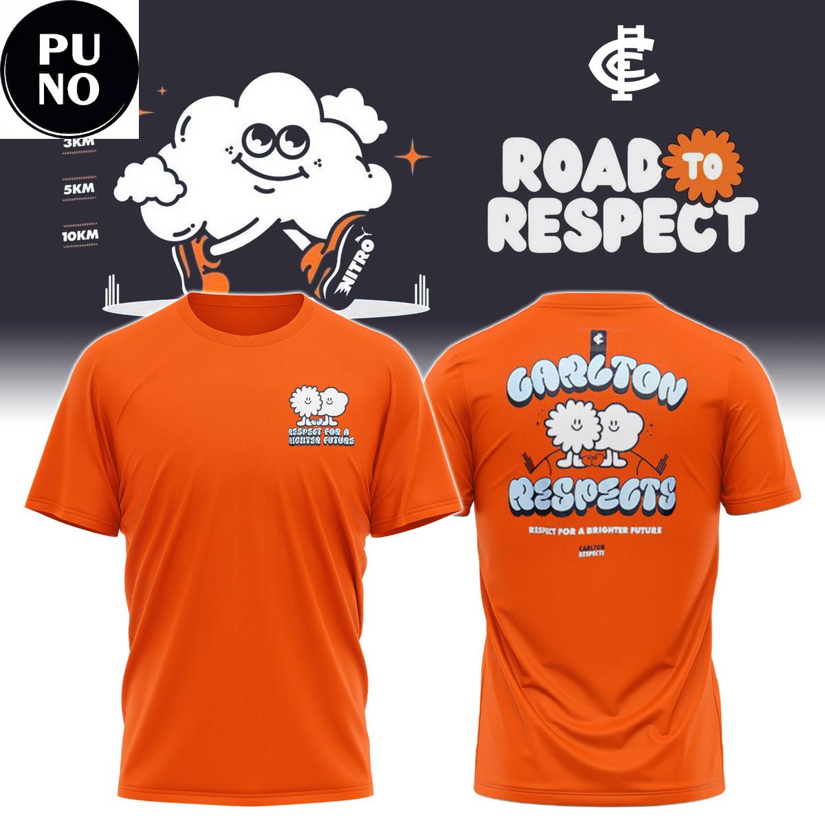 Carlton Football Club 2026 Road to Respect Hoodie T-Shirt