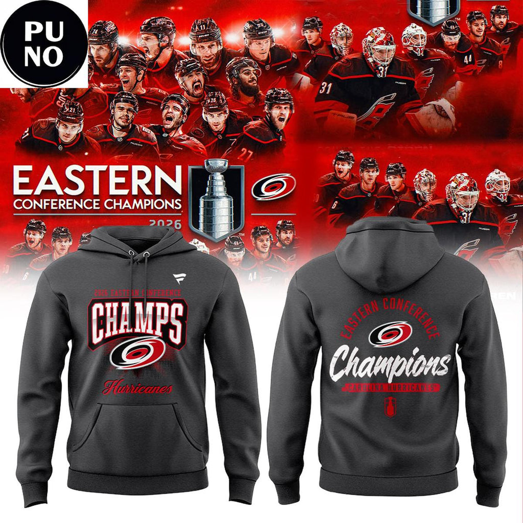 Carolina Hurricanes NHL Eastern Conference Champions 2026 Hoodie T-Shirt