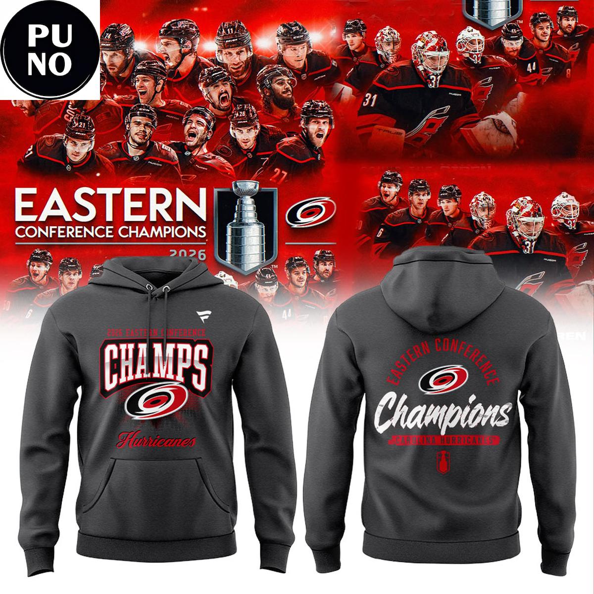 Carolina Hurricanes NHL Eastern Conference Champions 2026 Hoodie T-Shirt