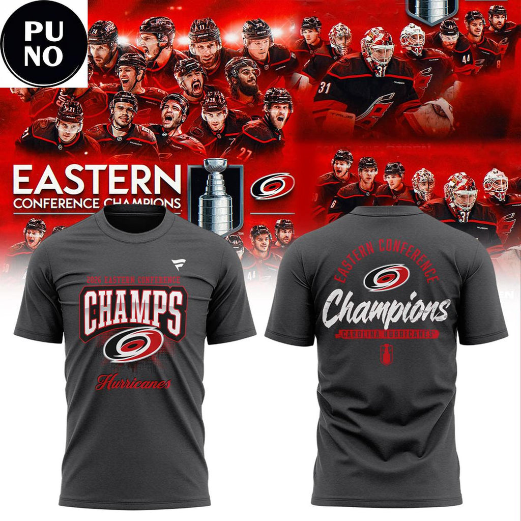 Carolina Hurricanes NHL Eastern Conference Champions 2026 Hoodie T-Shirt