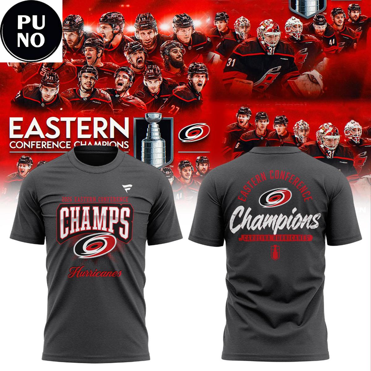 Carolina Hurricanes NHL Eastern Conference Champions 2026 Hoodie T-Shirt
