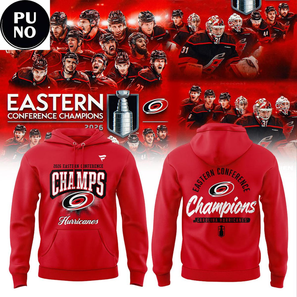 Carolina Hurricanes NHL Eastern Conference Champions 2026 Hoodie T-Shirt