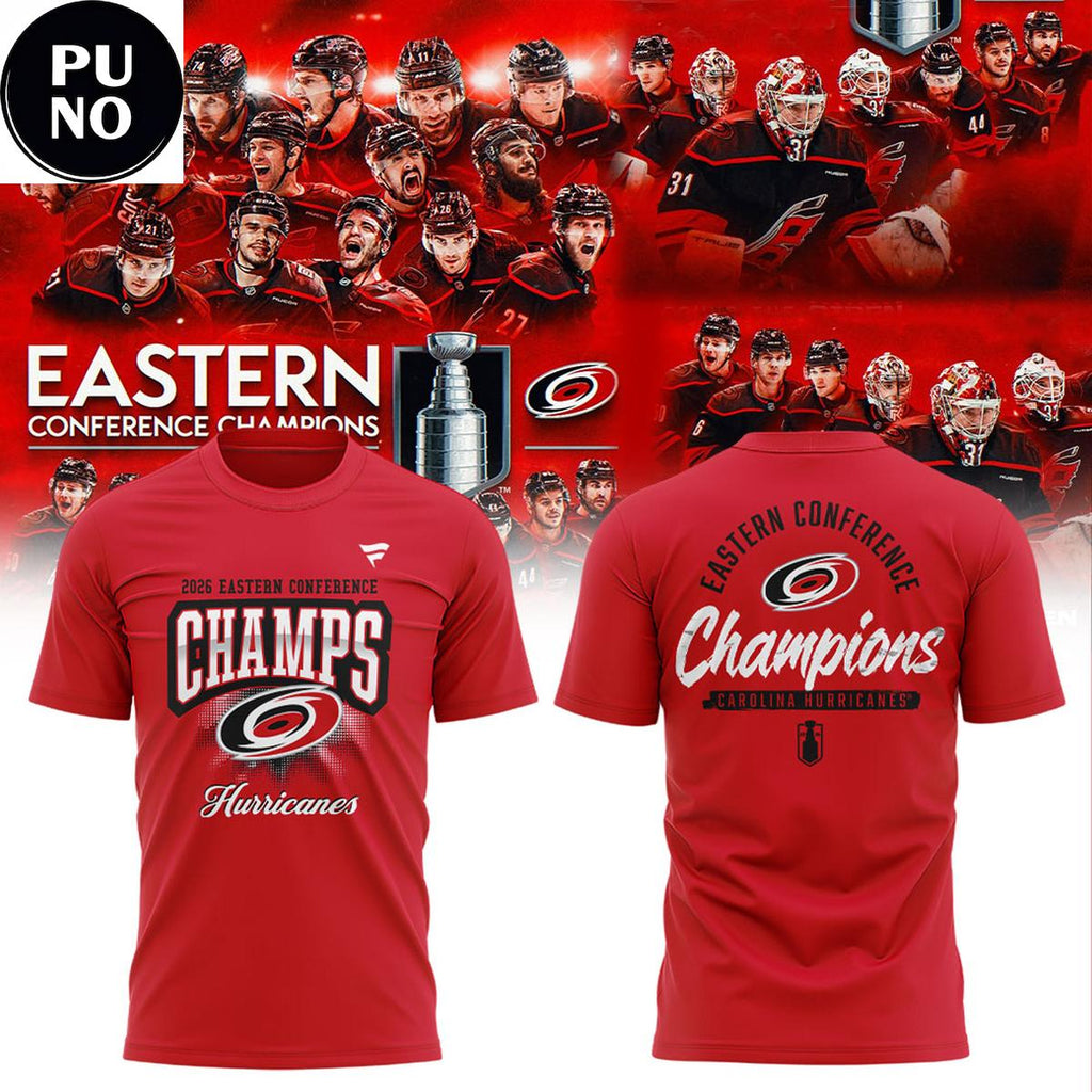 Carolina Hurricanes NHL Eastern Conference Champions 2026 Hoodie T-Shirt