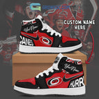Carolina Hurricanes NHL Personalized Air Jordan 1 Shoes
