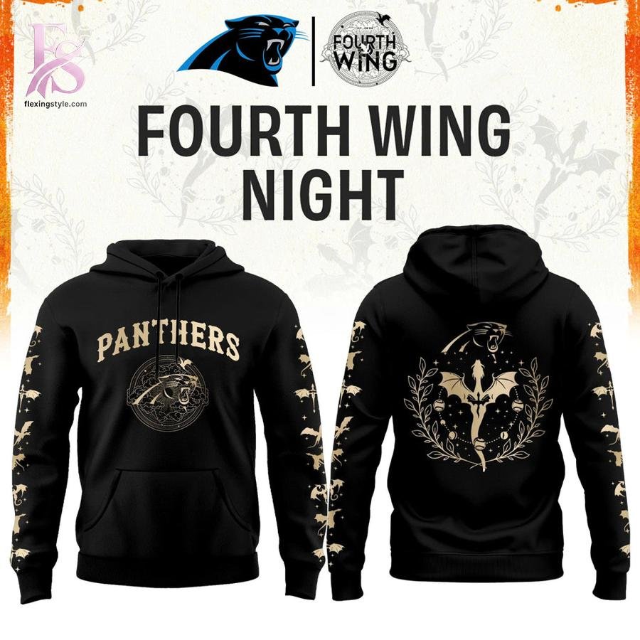 Carolina Panthers Fourth Wings Night Hoodie