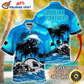 Carolina Panthers Ocean Helm Customizable Hawaiian Shirt