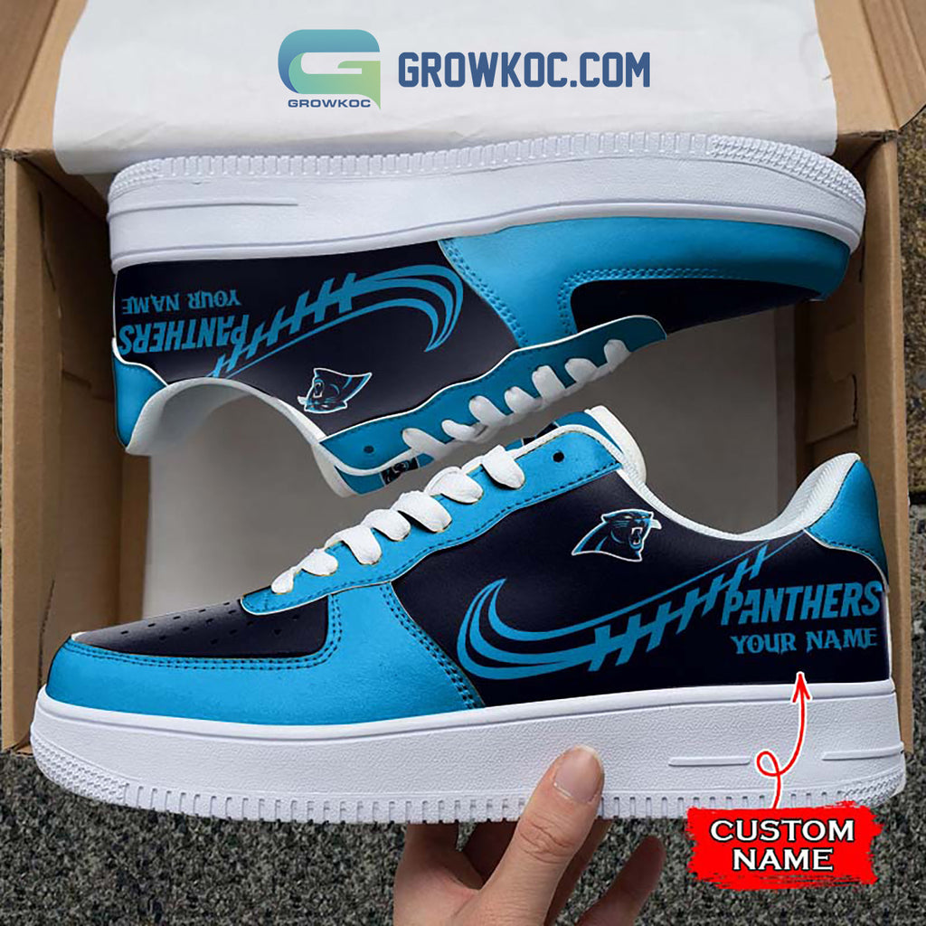 Carolina Panthers Personalized Air Force 1 Sneaker Shoes