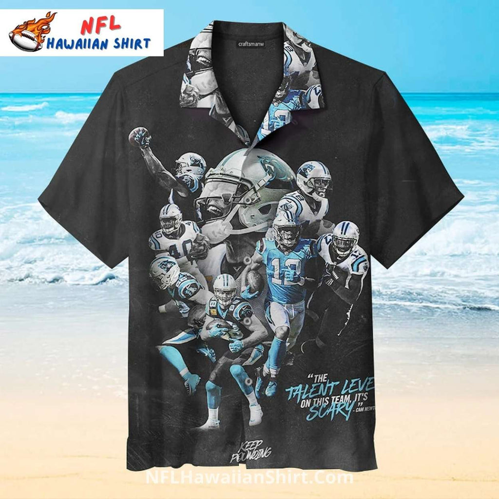 Carolina Panthers Player Collage Aloha Shirt – Panthers Fan