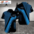 Carolina Panthers Striped Pattern Hawaiian Shirt