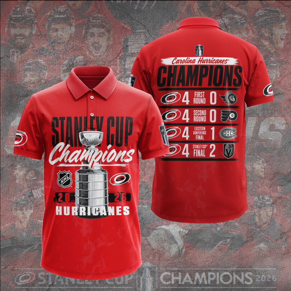 Carolina Hurricanes 2026 Stanley Cup Champions 3D Apparel – GNE7199