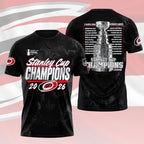 Carolina Hurricanes 2026 Stanley Cup Champions 3D Apparel – HOATT19004
