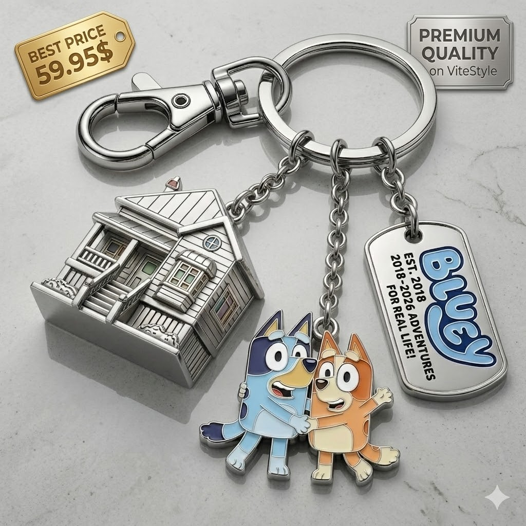Bluey 8th Anniversary Limited Edition Keychain