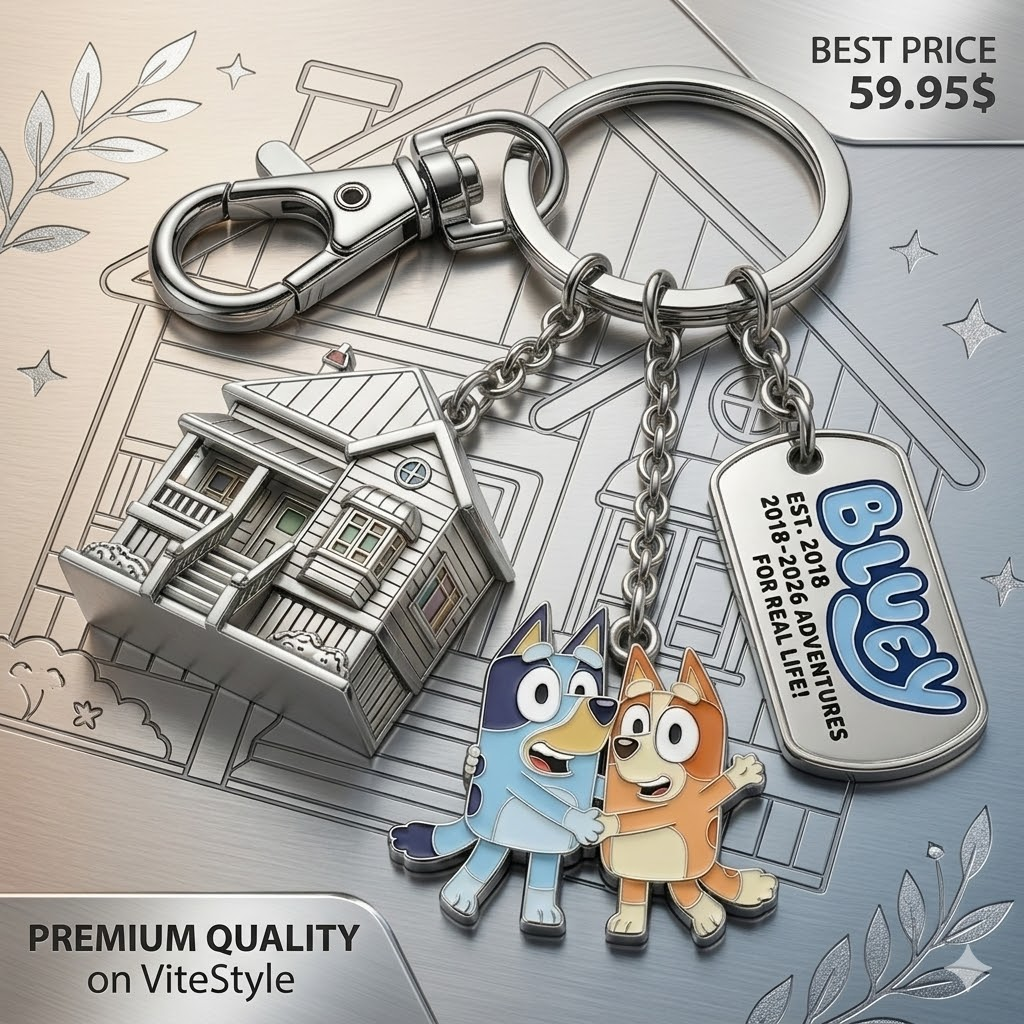 Bluey 8th Anniversary Limited Edition Keychain