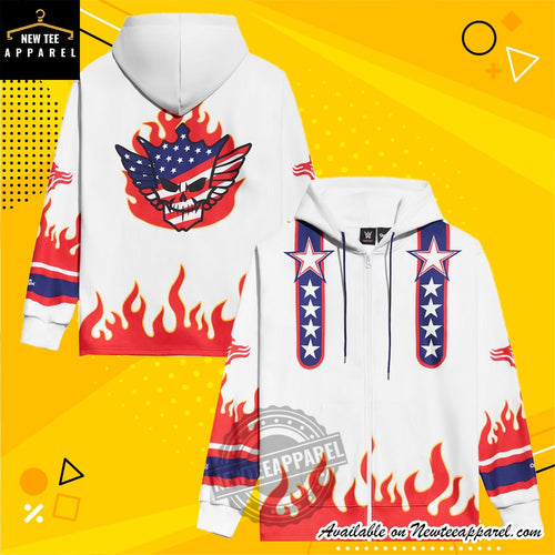 Chalk Line White Cody Rhodes 2025 Entrance Zip Hoodie