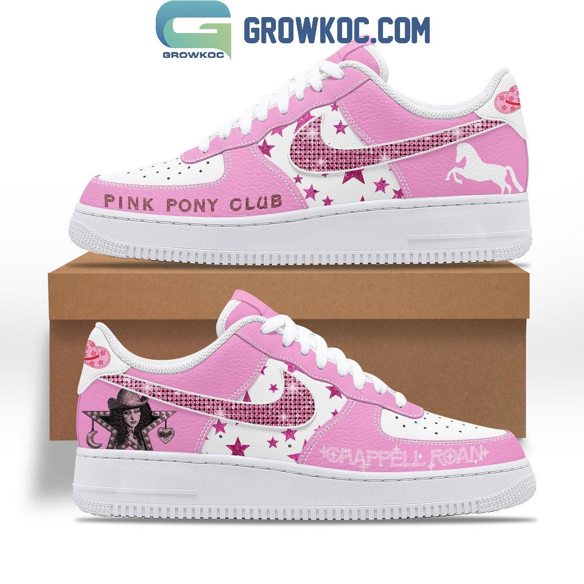 Chappell Roan Pink Pony Club Fan Air Force 1 Shoes