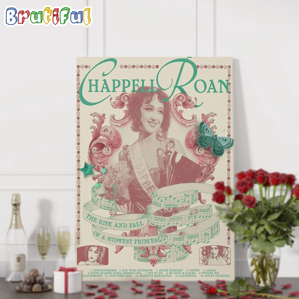 Chappell Roan The Rise And Fall Of A Midwest Princess Wall Art Poster Canvas