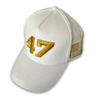 Charlie Kirk 47 White Hat