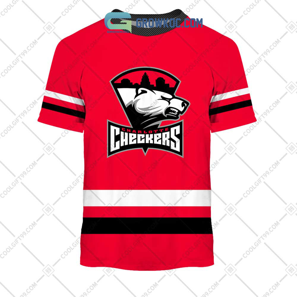 Charlotte Checkers AHL Color Home Jersey Personalized Hoodie T Shirt