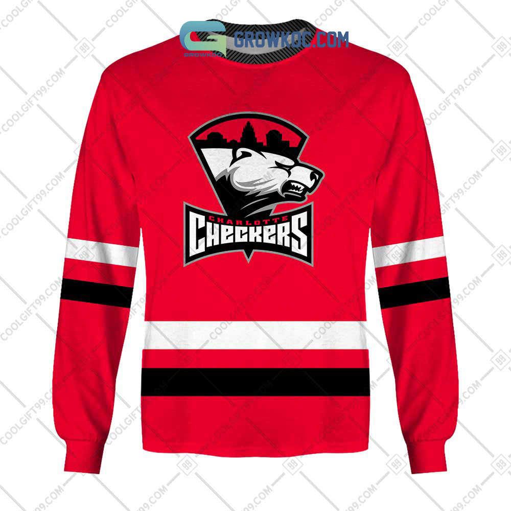 Charlotte Checkers AHL Color Home Jersey Personalized Hoodie T Shirt