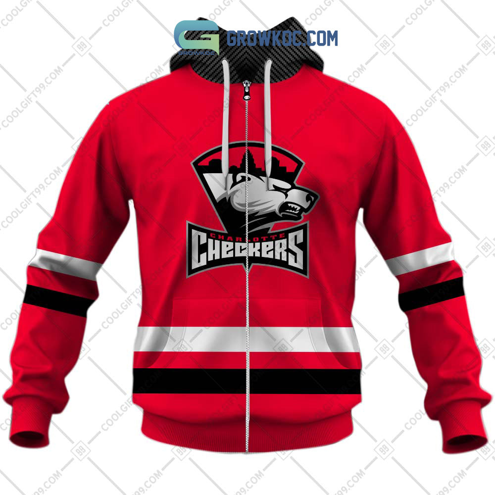 Charlotte Checkers AHL Color Home Jersey Personalized Hoodie T Shirt