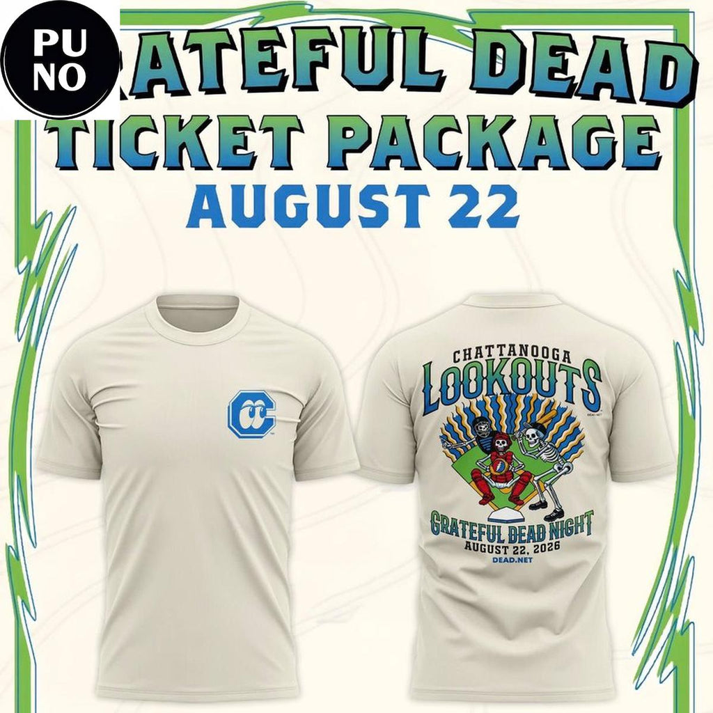 Chattanooga Lookouts Grateful Dead Night 2026 T-Shirt
