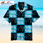 Checkerboard Carolina Panthers Aloha Shirt – Panthers Style