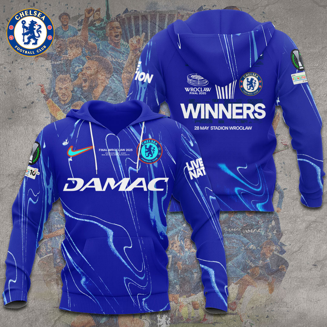 Chelsea FC 2025 Champions 3D Apparel – TANTN 13144