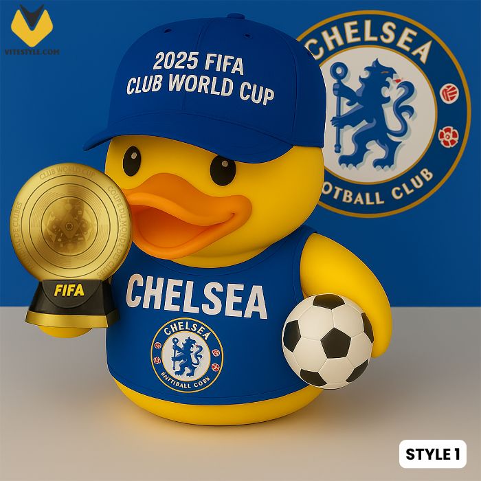 Chelsea Club World Cup Champion Duck Ornament