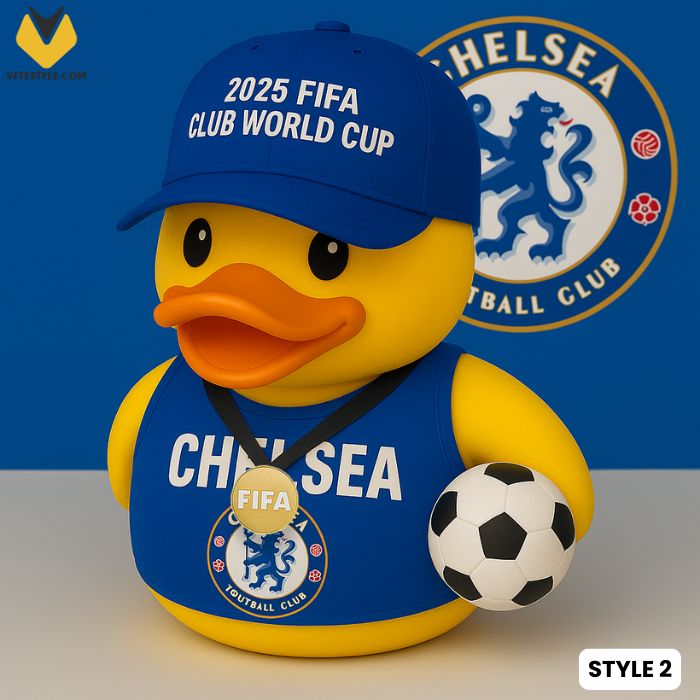 Chelsea Club World Cup Champion Duck Ornament