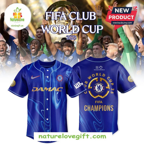 Chelsea FIFA Club World Cup Champions Baseball Jersey