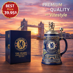 Chelsea Football Club 120th Anniversary Commemorative Beer Stein Cup
