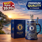 Chelsea Football Club 120th Anniversary Commemorative Beer Stein Cup