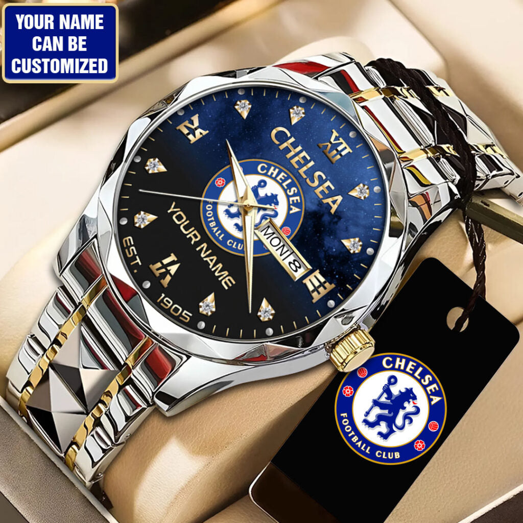 Personalized Chelsea FC Alloy Luxury Quartz Watch - TANTN22735