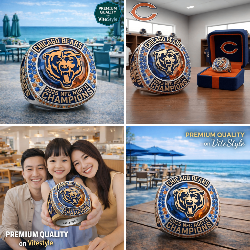 Hot 3D Ring Chicago Bears Champion