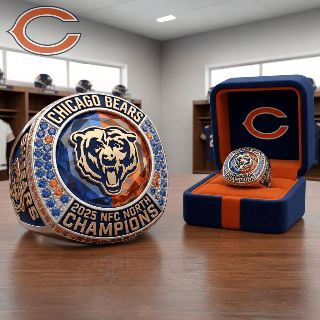 Hot 3D Ring Chicago Bears Champion
