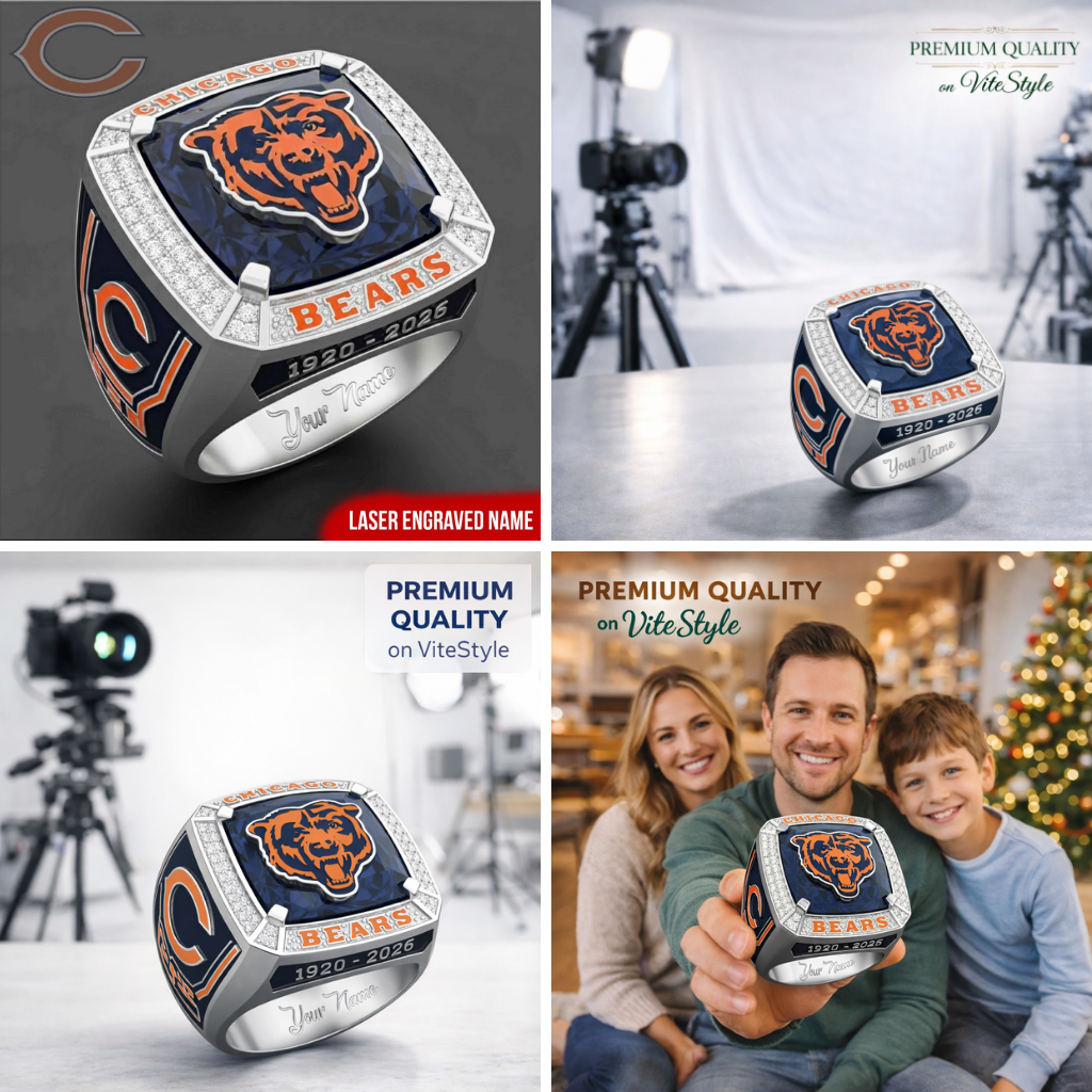 Chicago Bears Championship 3D Ring