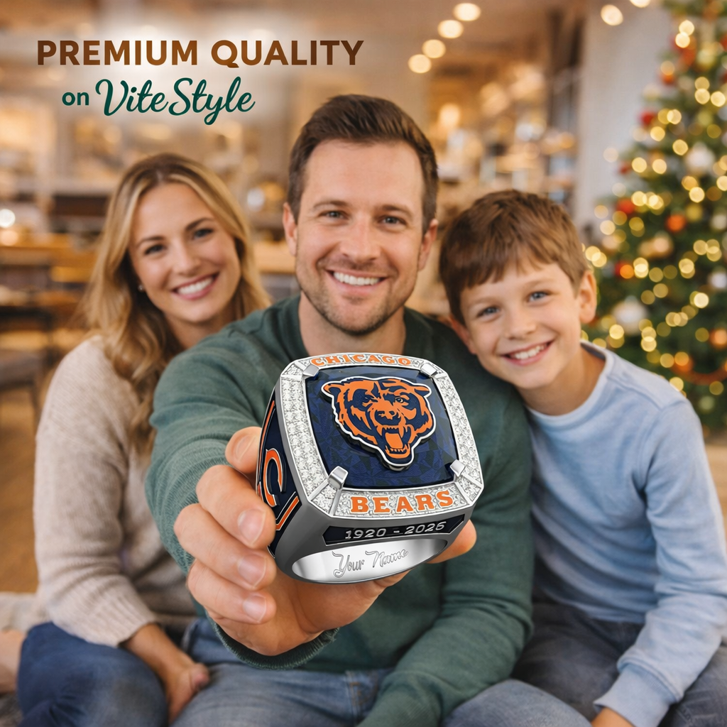 Chicago Bears Championship 3D Ring