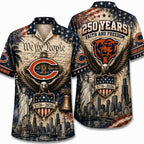 Chicago Bears Constitution America 250 Hawaiian Shirt