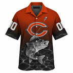 Chicago Bears Fisherman Personalized Hawaiian Shirt