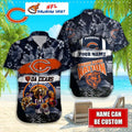 Chicago Bears Nation Hawaiian Shirt With Custom Name Feature