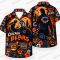 Chicago Bears Reaper Death Path Halloween Hawaiian Shirt
