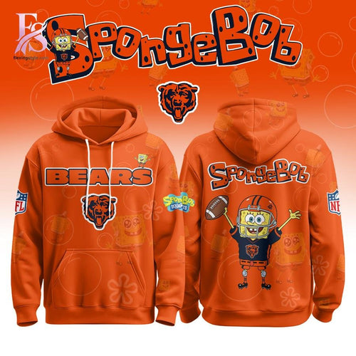 Chicago Bears SpongeBob 2026 Hoodie