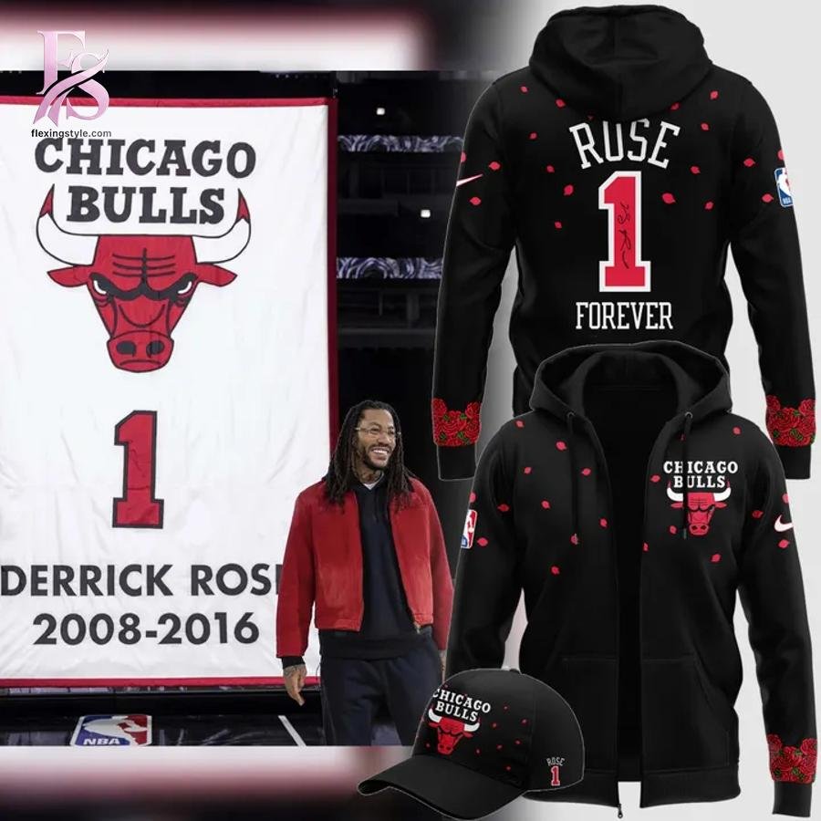Chicago Bulls SIGNED D-Rose Hoodie
