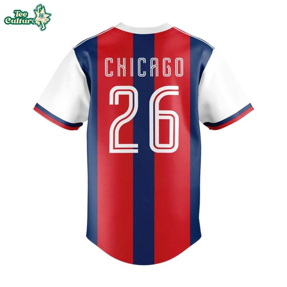Chicago Cubs x US Soccer 2026 Custom Baseball Baseball Jersey
