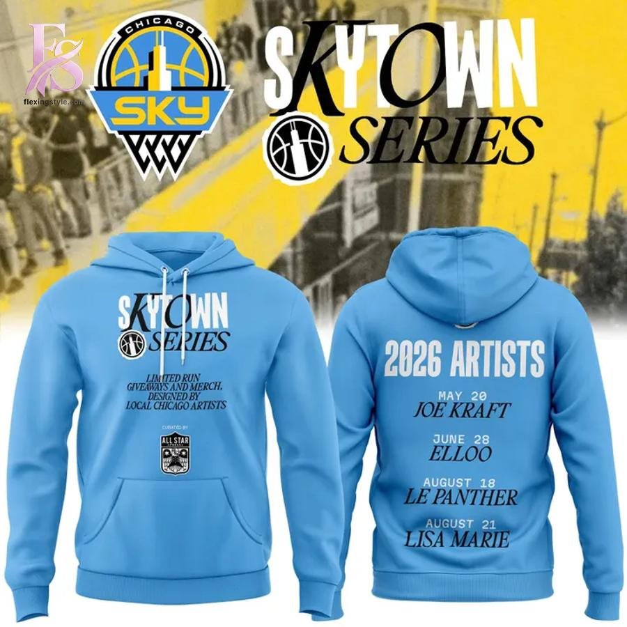 Chicago Sky 2026 Skytown Series Hoodie