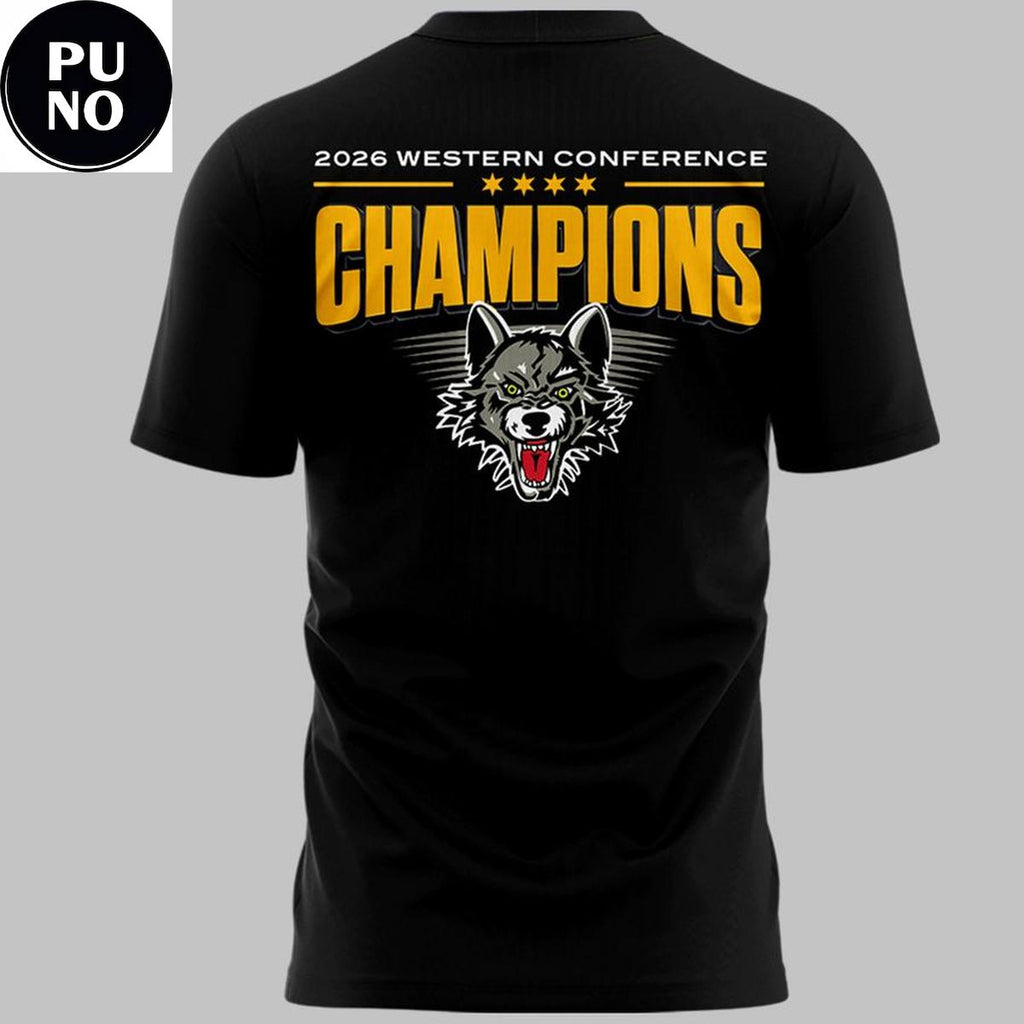 Chicago Wolves 2026 Western Conference Champion Shirt