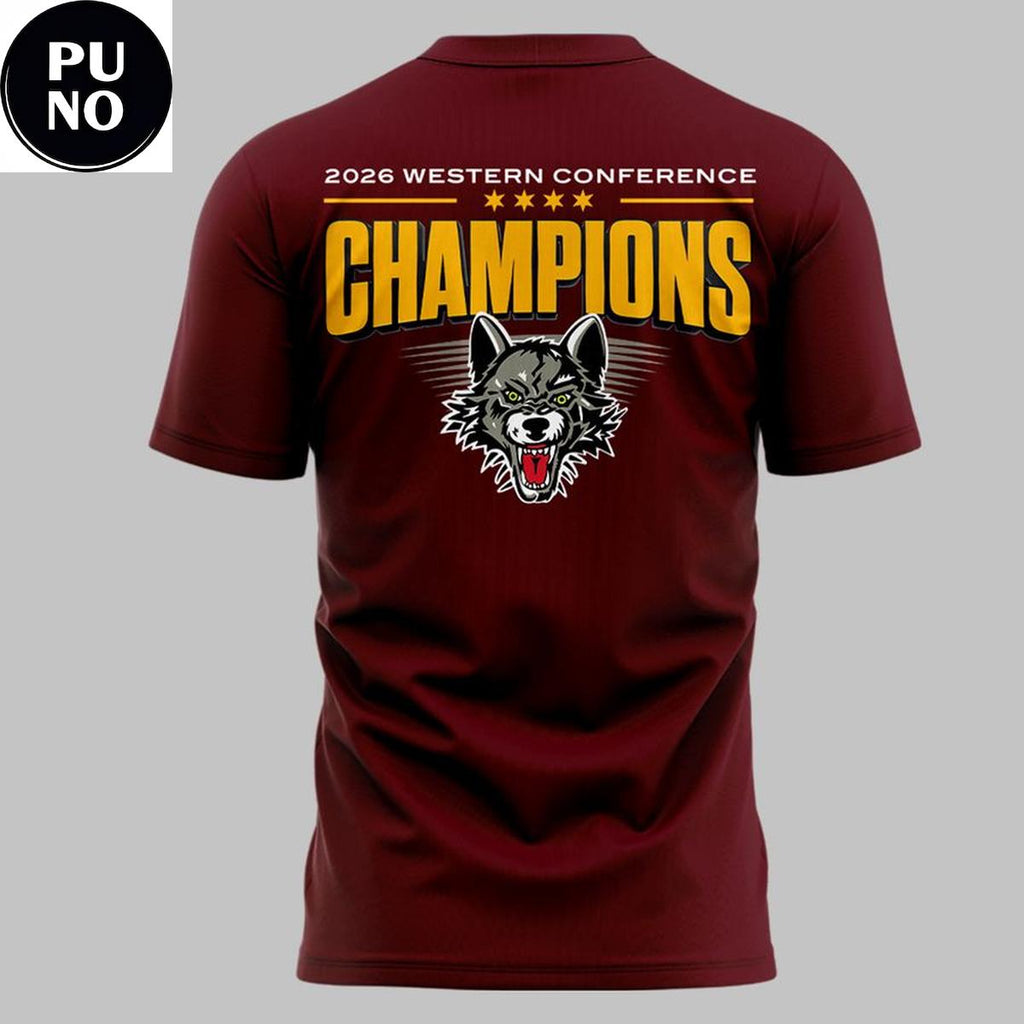 Chicago Wolves 2026 Western Conference Champion Shirt
