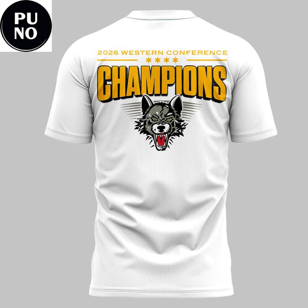 Chicago Wolves 2026 Western Conference Champion Shirt